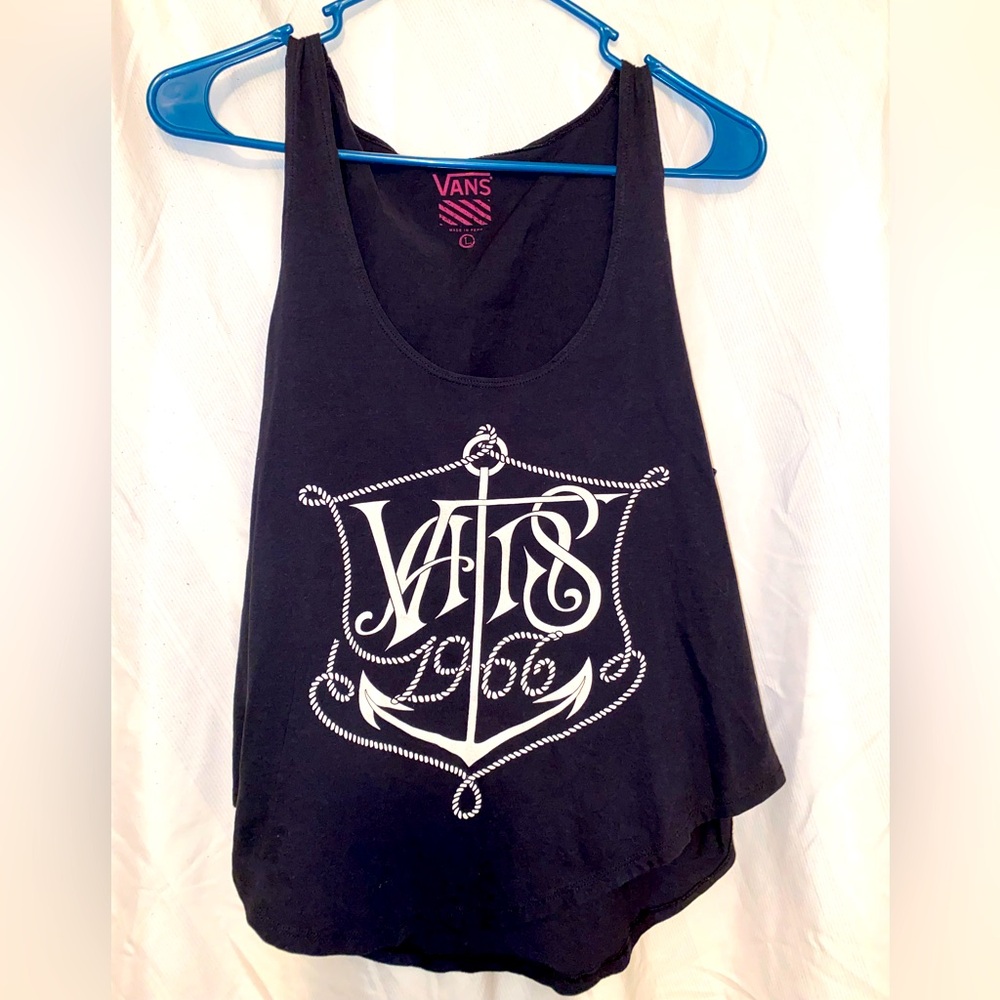Vans Vintage Navy Blue Tank Top